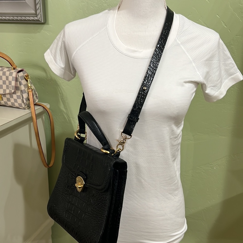 Brahmin crossbody body leather bag - Picture 4 of 16